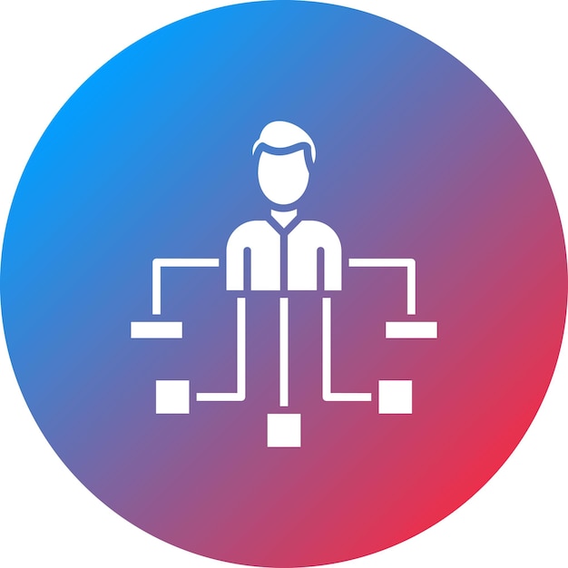 Hierarchie icoon vector afbeelding Kan worden gebruikt voor projectbeheer