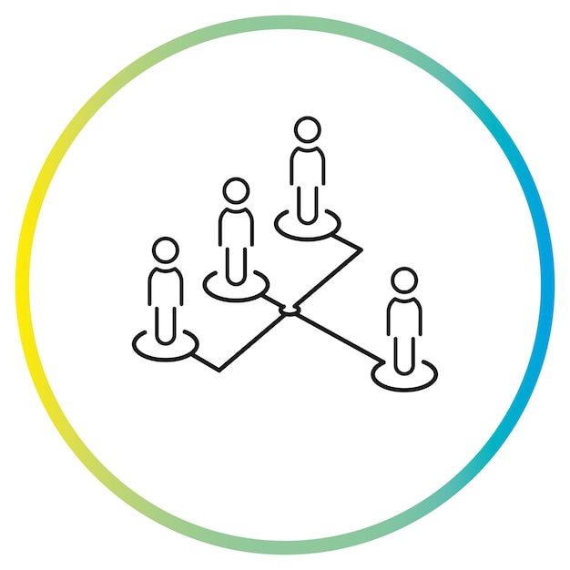 hierarchy icon organization chart