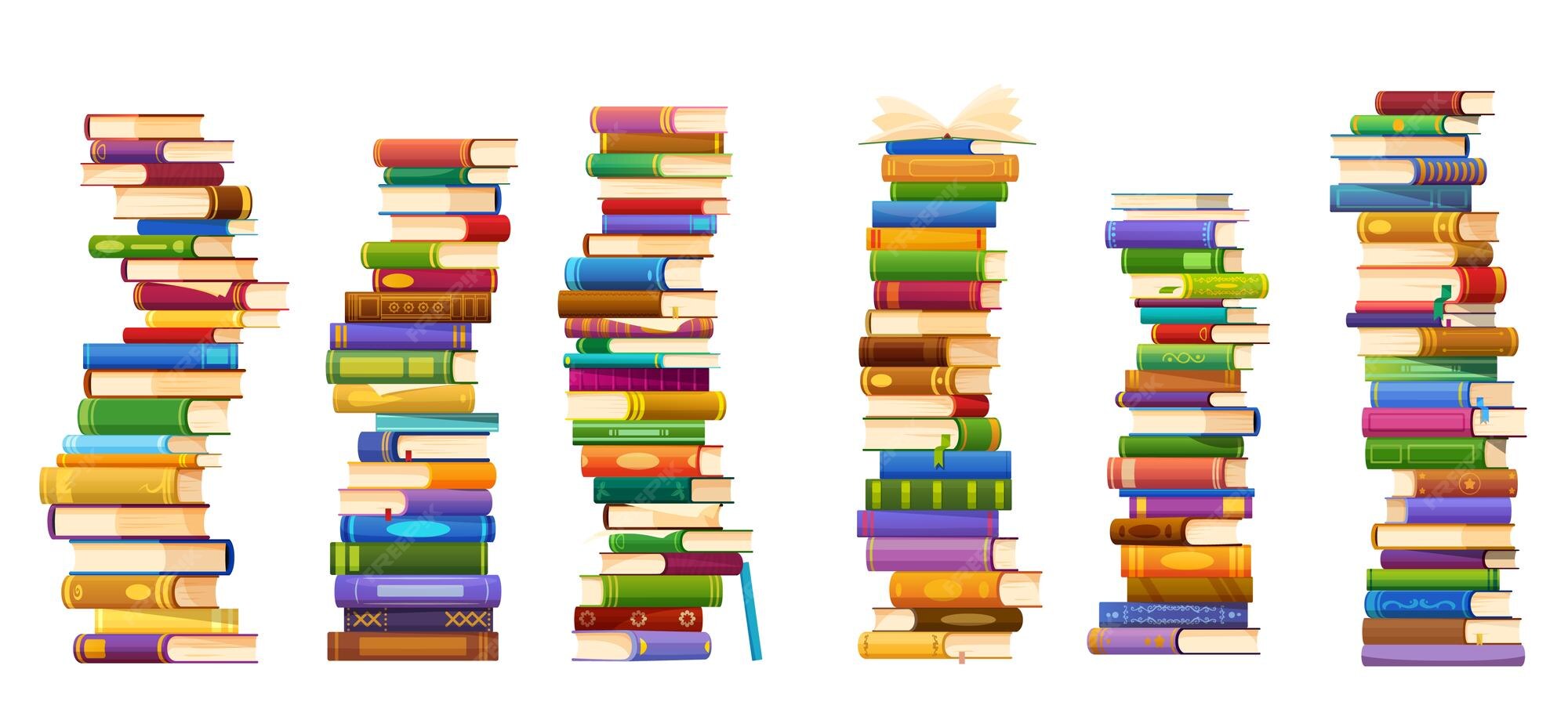 Premium Vector High Book Stacks University Library Textbook Stack premium-vector-high-book-stacks-university-library-textbook-stack