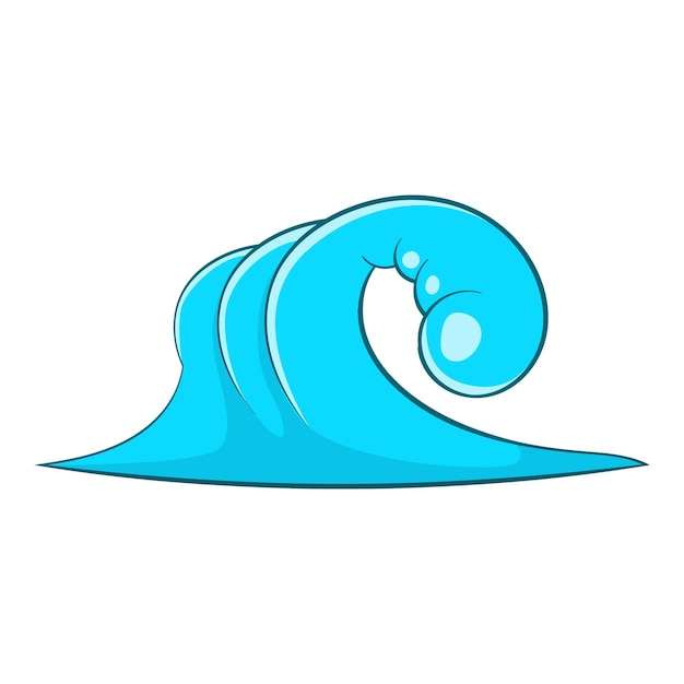 Икона высокой океанской волны Иллюстрация векторной иконы высокой океанической волны для веб-сайта