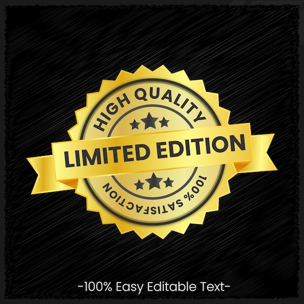 Vector high quality golden badges 100 satisfacted guarantee