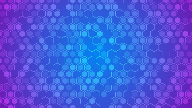 High tech technology background abstract vector pattern with hexagons