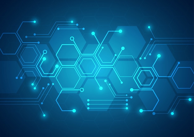 high tech technology geometric