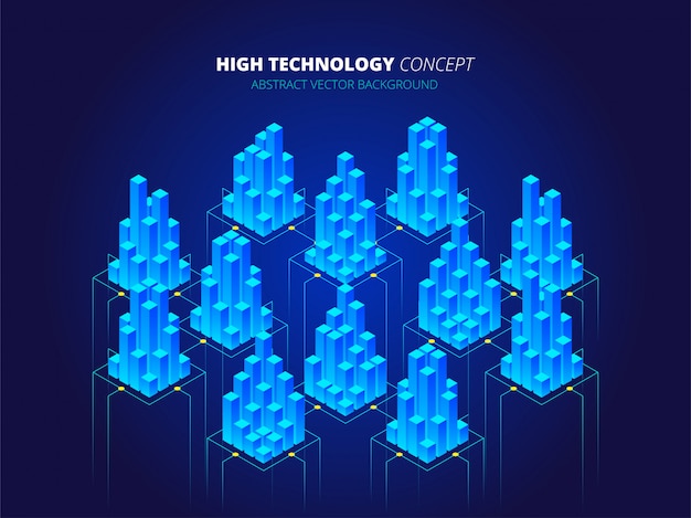 High technology background