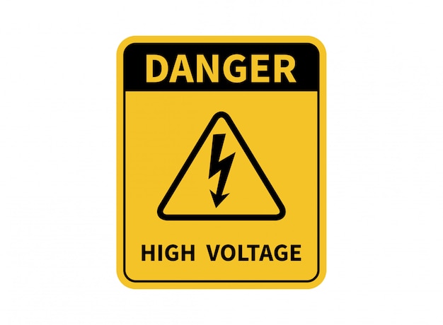 ベクトル 高電圧サイン危険サイン。