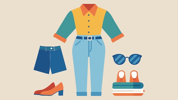 Vector a high waisted flared jeans paired with a cropped cardigan and cateye sunglasses completing the look