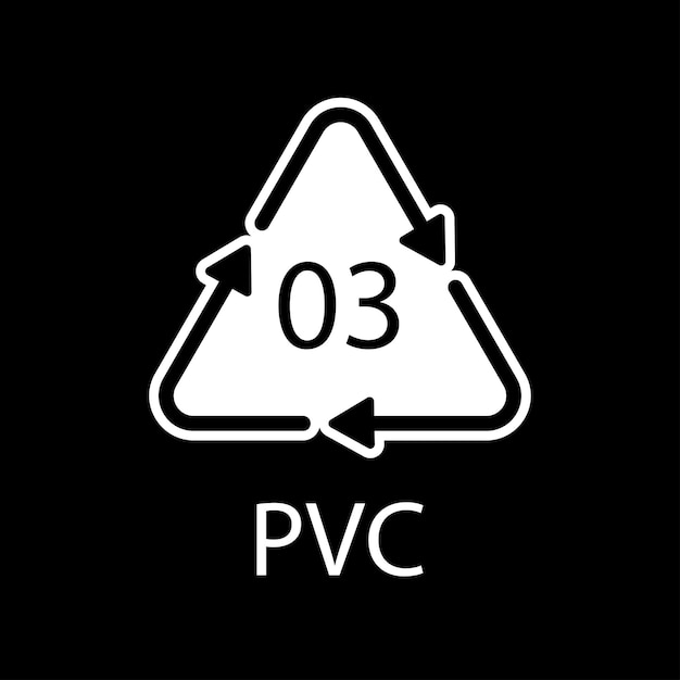 Vector highdensity polyethyleen 03 pvc-pictogram symbool