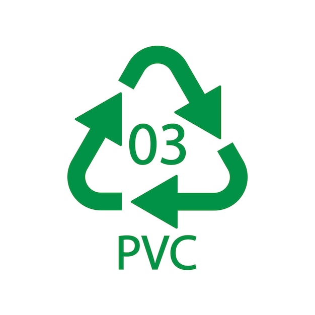 Highdensity Polyethylene 03 PVC Icon Symbol