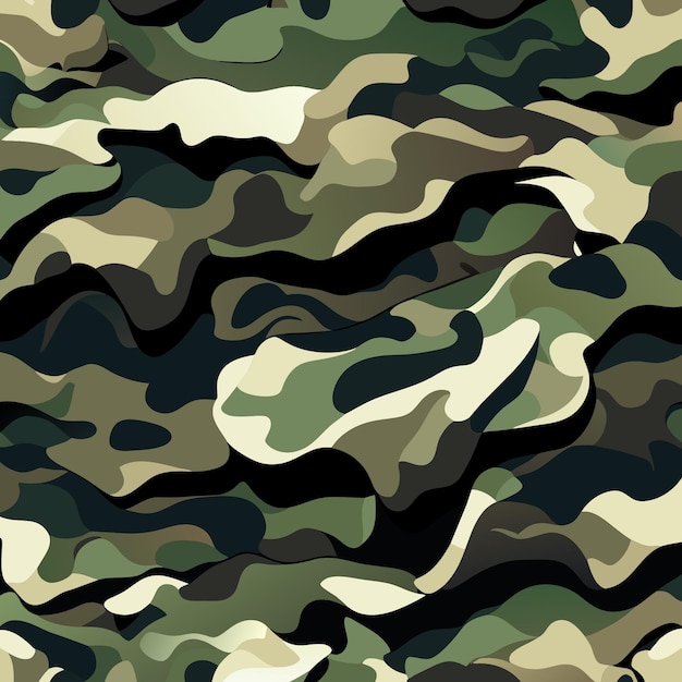 HighQuality Military Camouflage Vector for Graphics