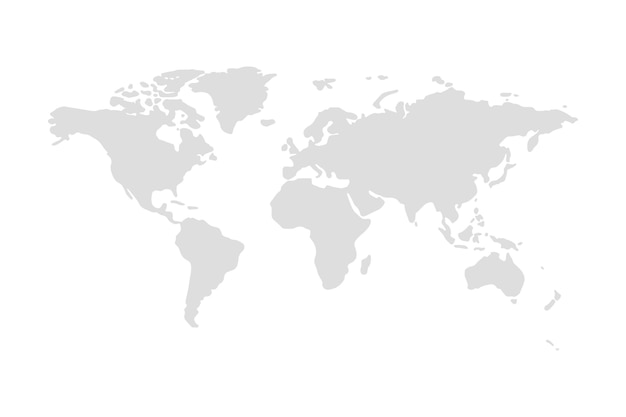 HighQuality World Map Vector Art