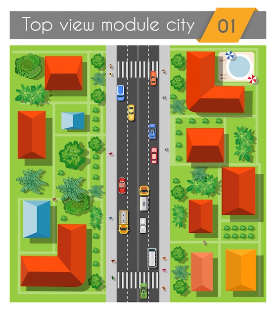 Highway road section