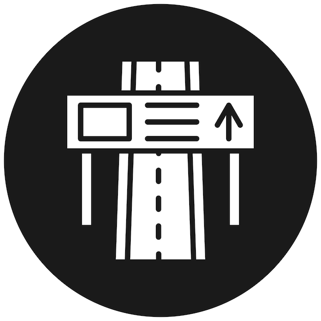 Highway vector icon Can be used for Map and Navigation iconset