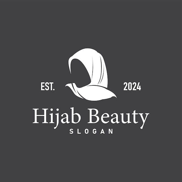 hijab logo design for boutique fashion product for Muslim women clothing