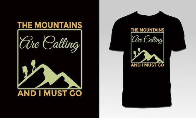 Hiking Adventure T Shirt Design