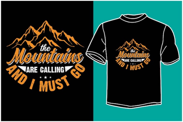 Hiking adventure t shirt design