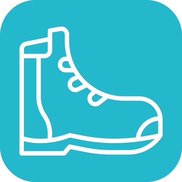 Hiking Boots icon vector image Can be used for Outdoor Fun