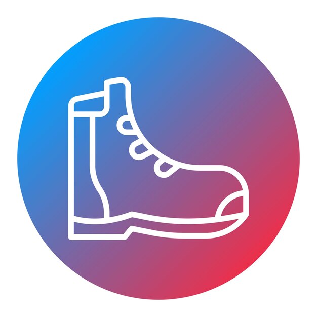 Hiking Boots icon vector image Can be used for Outdoor Fun