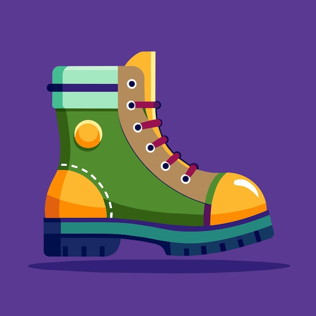 Hiking boots vector illustration