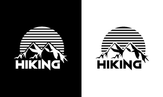 Hiking Quote T shirt design, typography