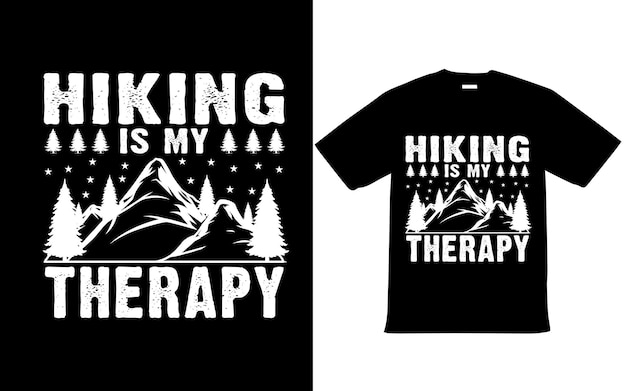 Vector hiking t shirt design for hike