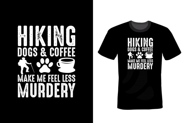 Hiking T shirt design typography vintage