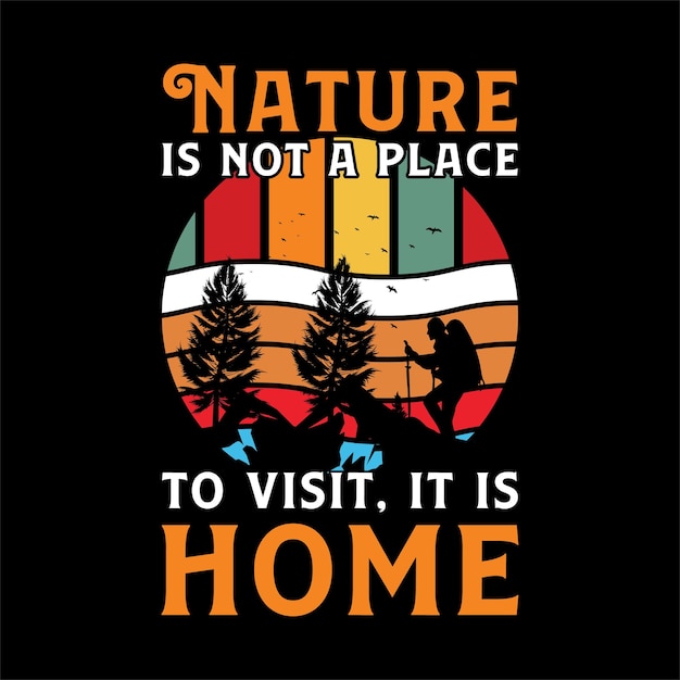 hiking t shirt design vector hiking t shirt graphic element adventure t shirts