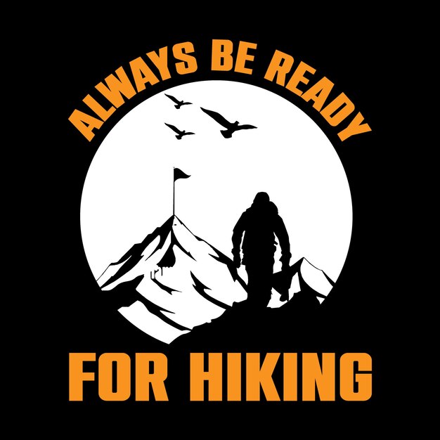 Hiking T-Shirt Design