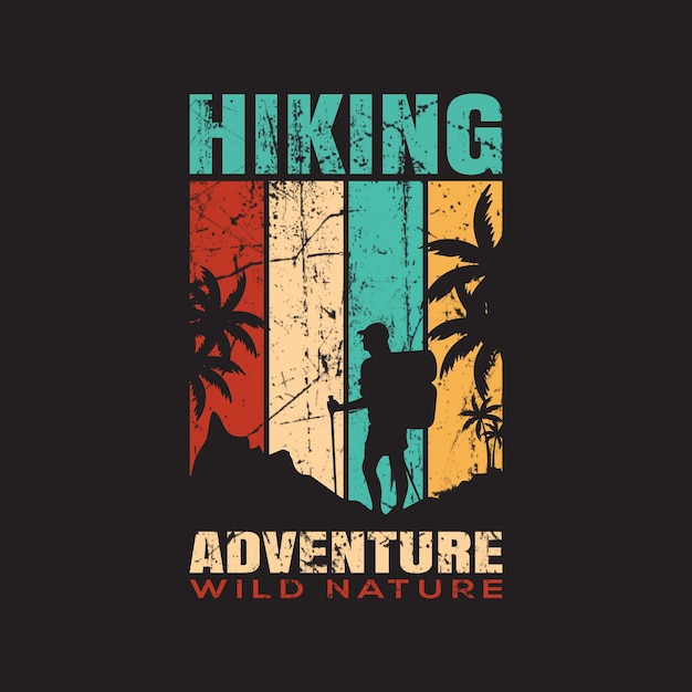 hiking t shirt design