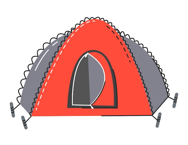 Tenda da escursionismo per attività all'aperto tourist dome concept design sport turismo stagione camping house