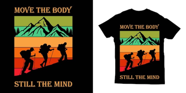 Hiking Tshirt Design