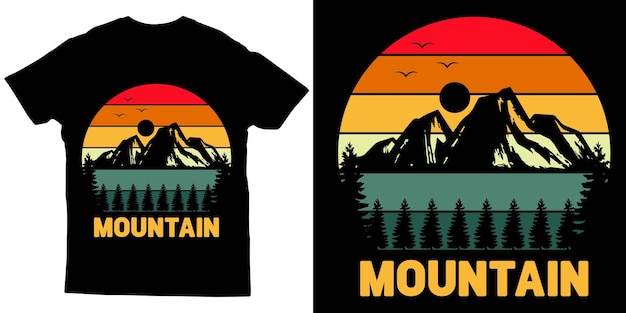 Hiking Tshirt Design