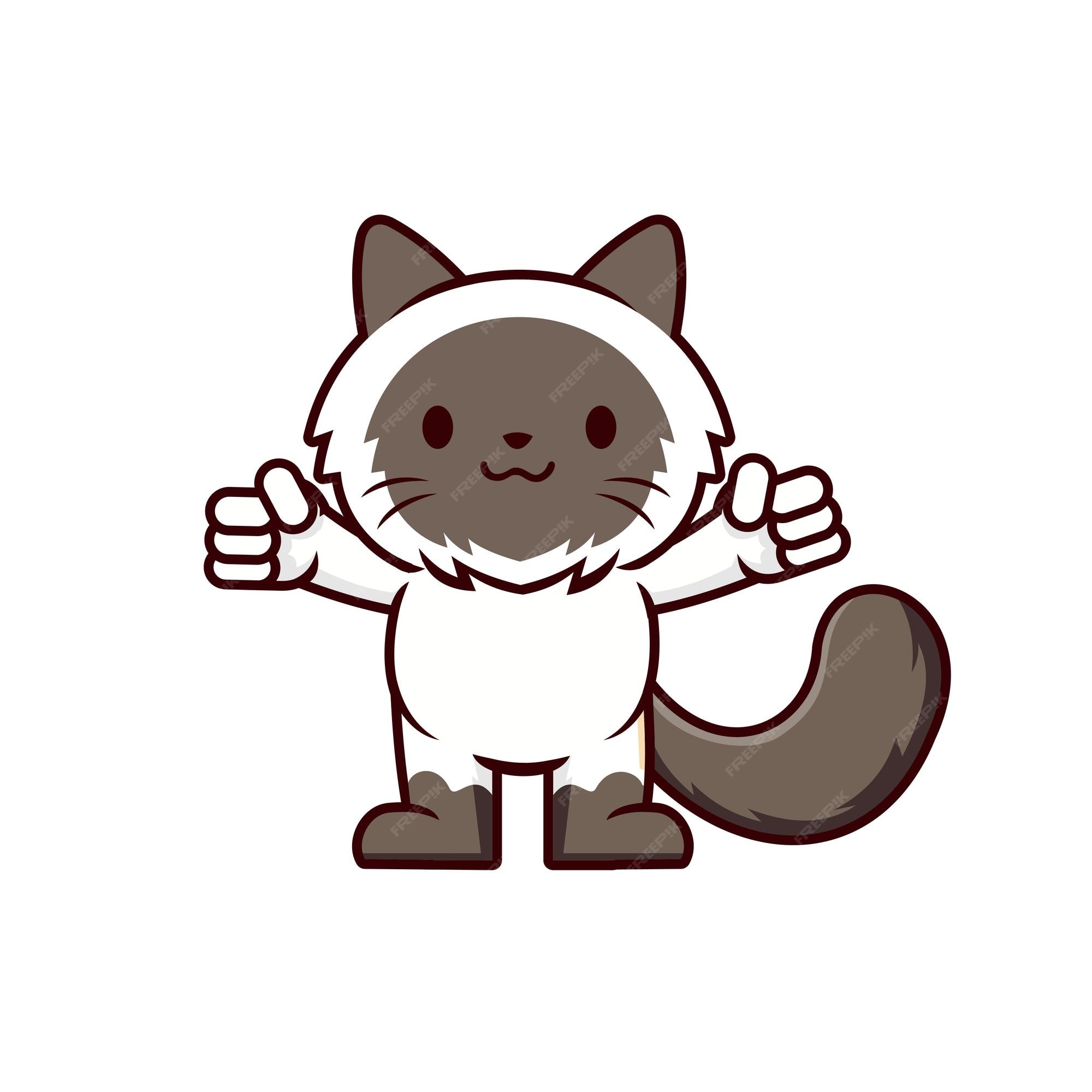 Premium Vector  Himalayan cat mascot