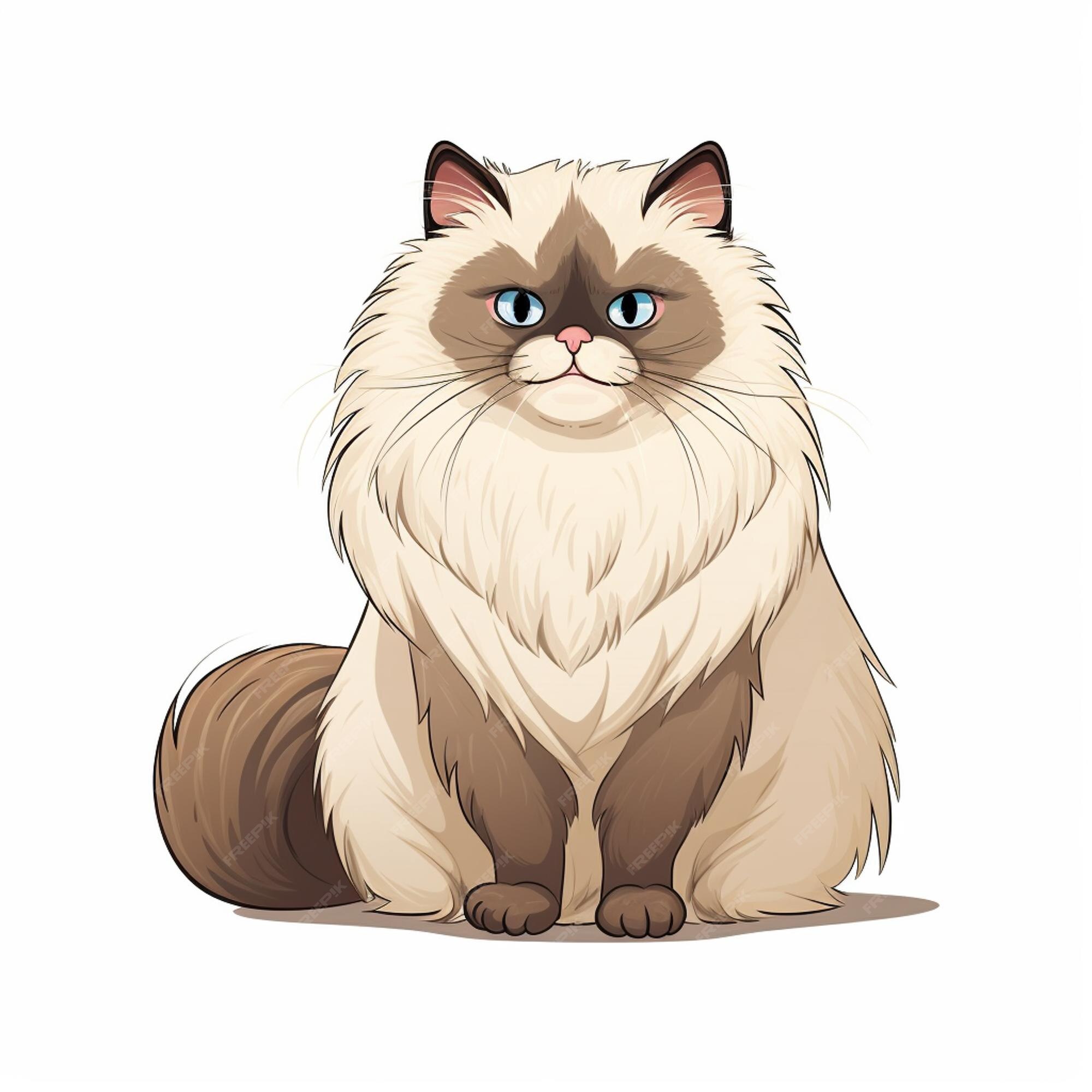 Premium Vector  Himalayan cat mascot