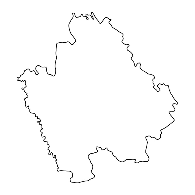 Hincesti district map province of moldova vector illustration