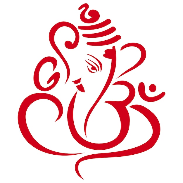 Hindu God Lord Ganesha vector Art