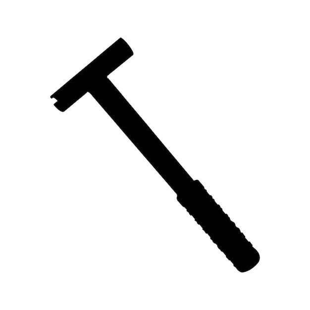 Hinge Bender Wrench Silhouette Vector Illustration
