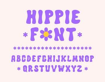 Tie-dye inspired font: Mang đến sự độc đáo và sáng tạo là thiết kế kiểu chữ được truyền cảm hứng từ kỹ thuật nhuộm giòn xuất xứ từ thập niên