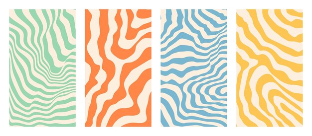 Hippie jaren '70 abstracte achtergrondachtergronden