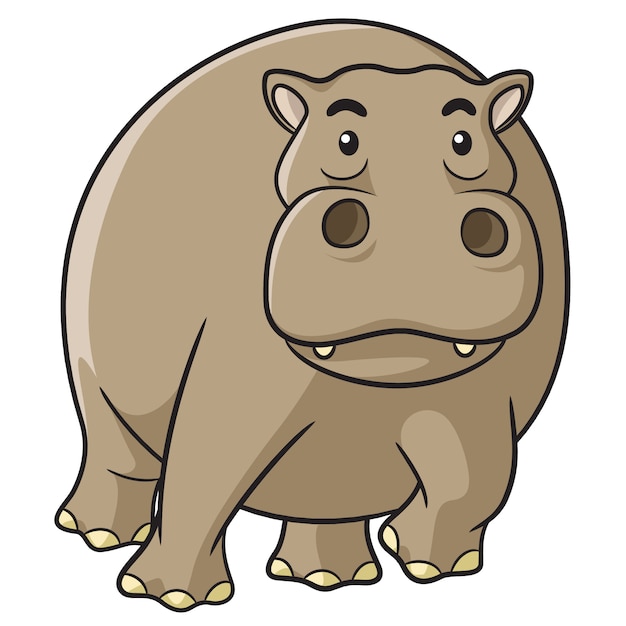 Hippo cartoon