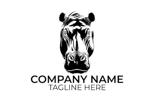 hippo logo vector
