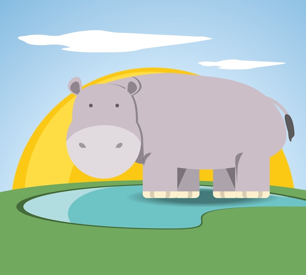 hippopotamus icon 