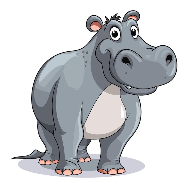 hippopotamus vector