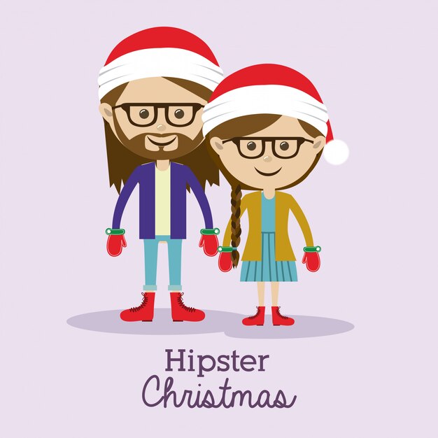 Hipster christmas