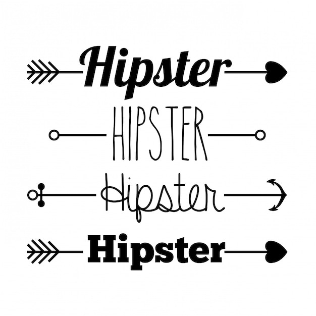 Hipster ontwerp