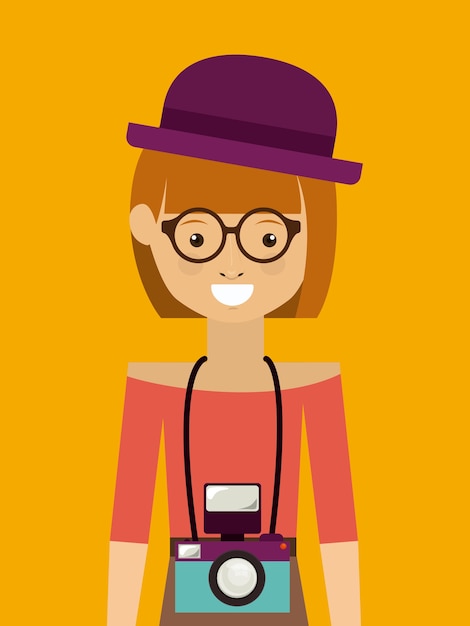 Vector hipster ontwerp