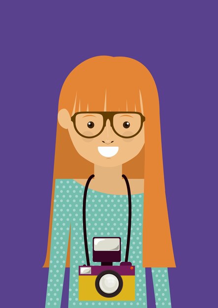 Vector hipster ontwerp