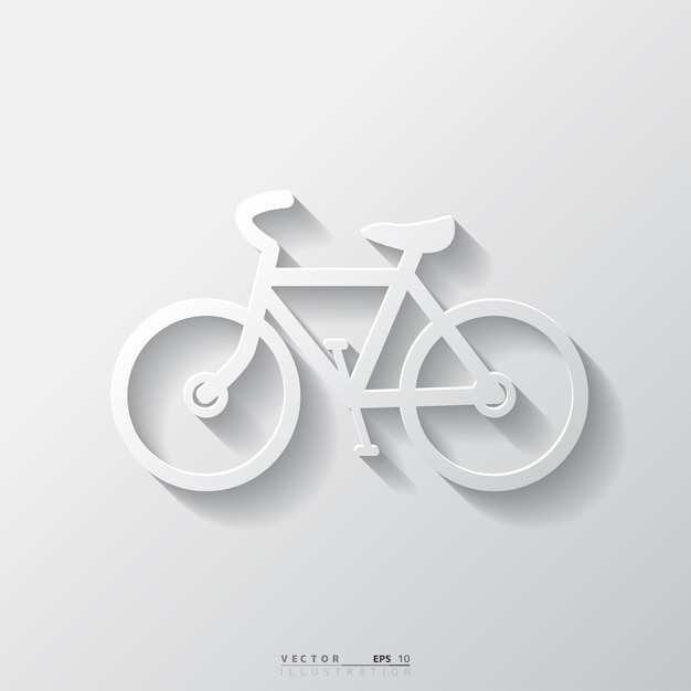 hipster retro bicycle icon vector