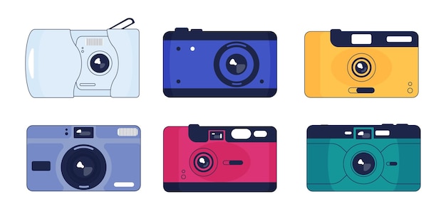 hipster retro camera with plastic lens old travel photography equipment for photo shoot