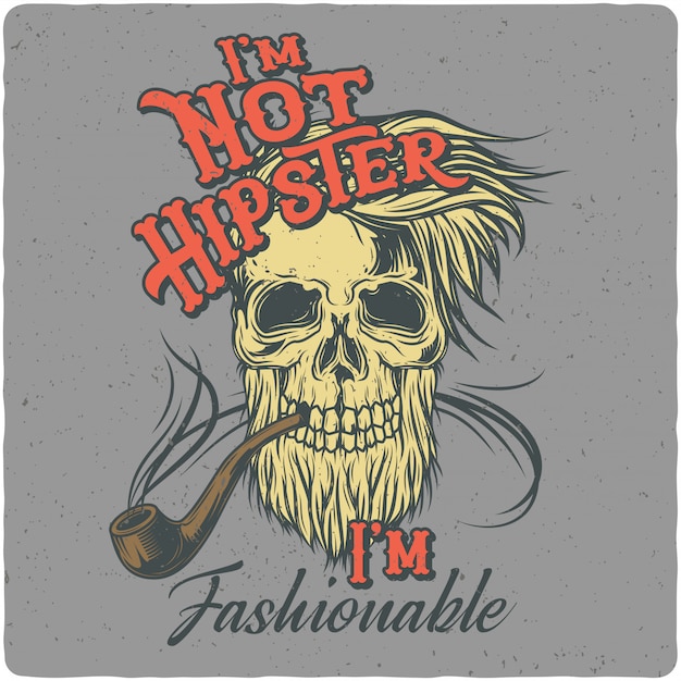 Cranio di hipster