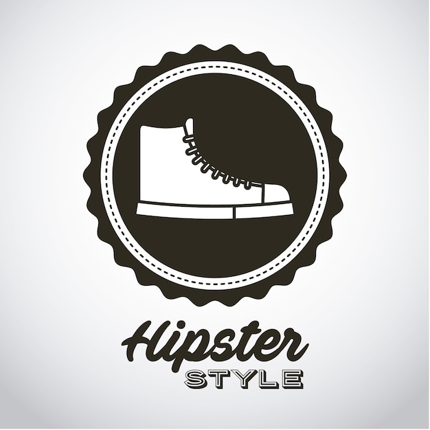 Vettore design in stile hipster